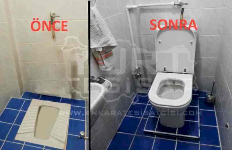 ankara tuvalet taşı yerine klozet koyma